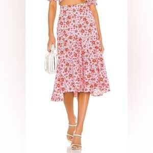 Yumi Kim NYC Women’s NWT Ann St Skirt in Groovy Sunshine Midi Floral skirt XS